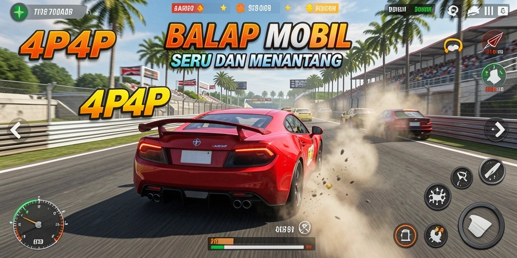 Tampilan gameplay dari 4P4P yang menegangkan dan mendebarkan.