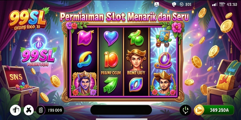 Tampilan gameplay 99SL yang penuh warna dan menarik.