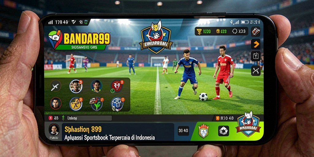 Screenshot BANDAR99 menampilkan tampilan menarik dari fitur taruhan olahraga.