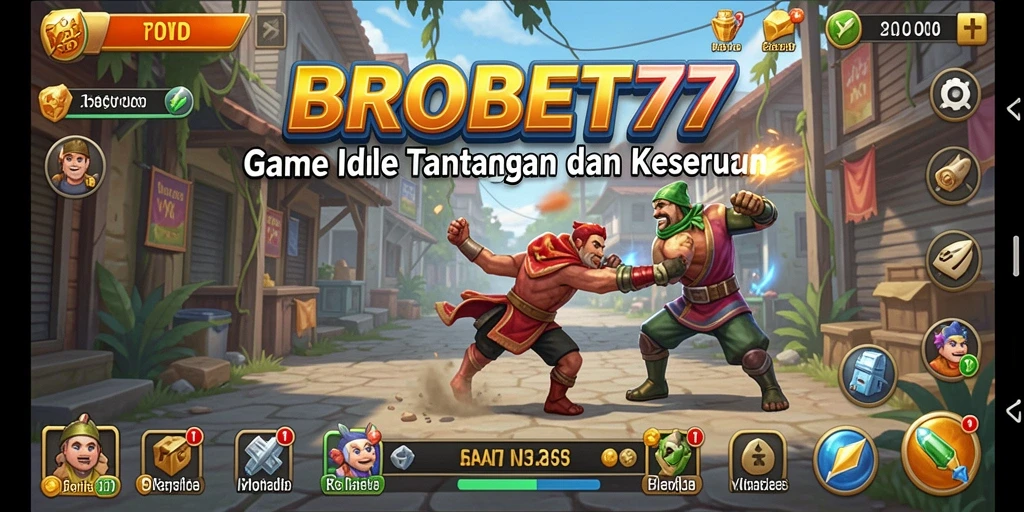 Tampilan gameplay menarik dari BROBET77 yang menunjukkan suasana Idle.