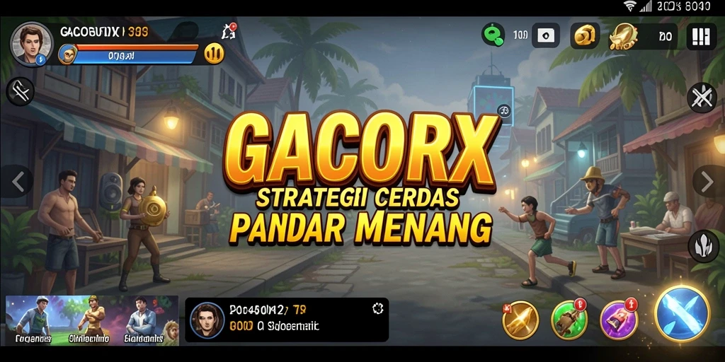 Menampilkan gameplay intensif dengan strategi mendalam dalam GACORX.