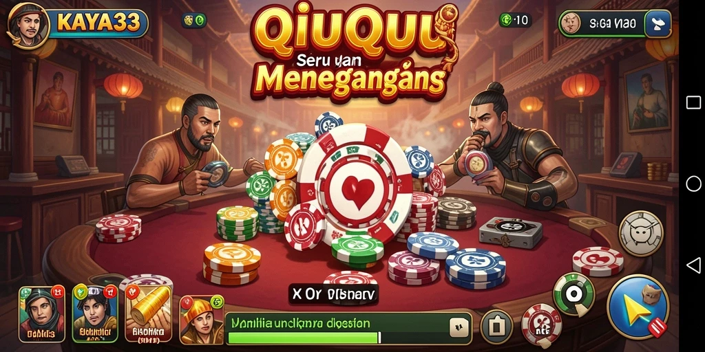Tangkapan layar gameplay KAYA33 menampilkan keseruan QiuQiu.