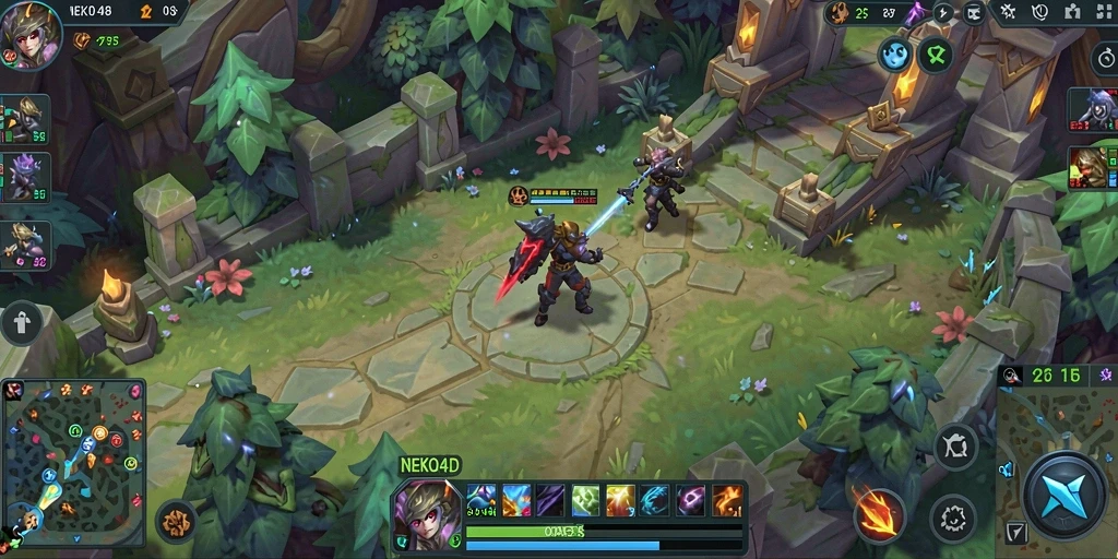 Tampilan gameplay NEKO4D yang menegangkan dan seru.