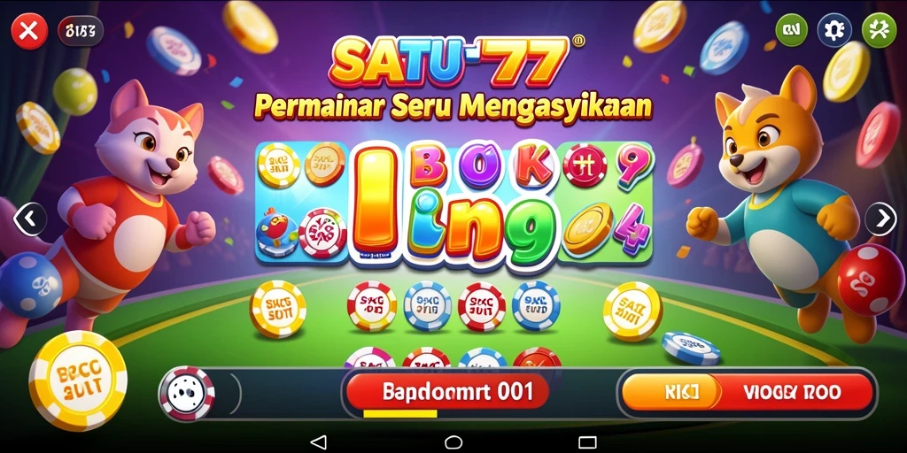 Tampilan gameplay Bingo yang menarik dan interaktif.