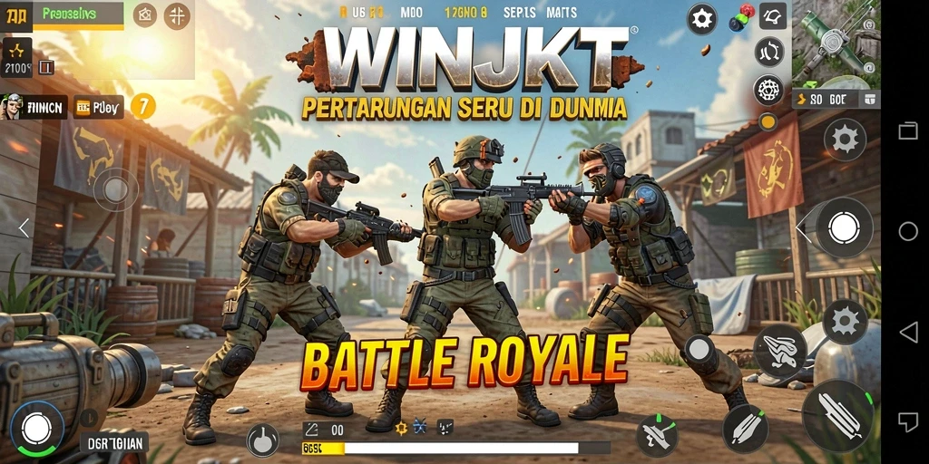 Menampilkan aksi seru di pertempuran WINJKT.